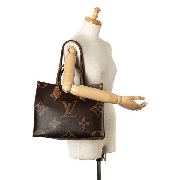 plmod5efw5towg3w 9 Louis Vuitton Monogram Giant Reverse On the Go MM M45321 Brown