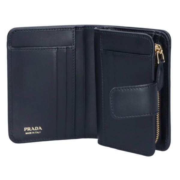 pra 1ml0182club PRADA fold wallet