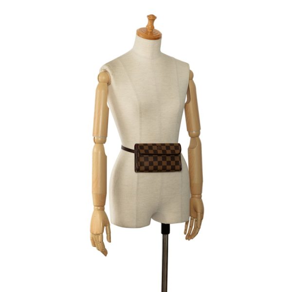 psyi46l8uof0iz5e 9 Louis Vuitton Monogram Pochef Florentine Waist Shoulder Bag Brown