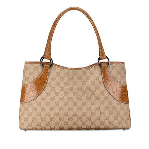 pv5uk1k82mgzdb8q 1 Gucci GG canvas tote bag brown beige canvas