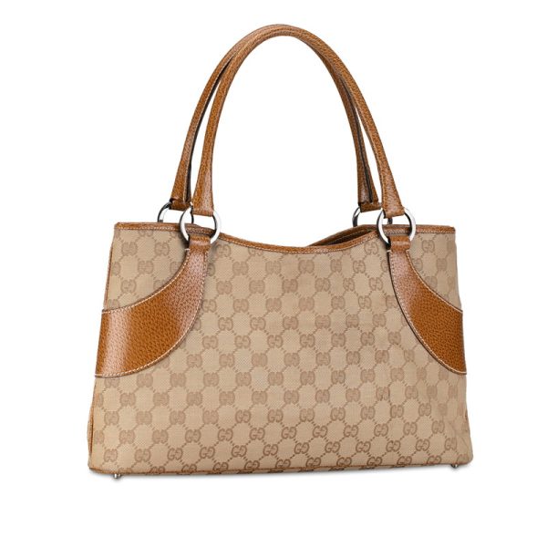 pv5uk1k82mgzdb8q 2 Gucci GG canvas tote bag brown beige canvas