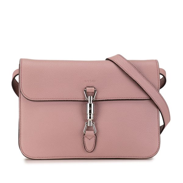 q3jyvk83cpaidlbl 1 Gucci New Jackie Shoulder Bag Pink Leather