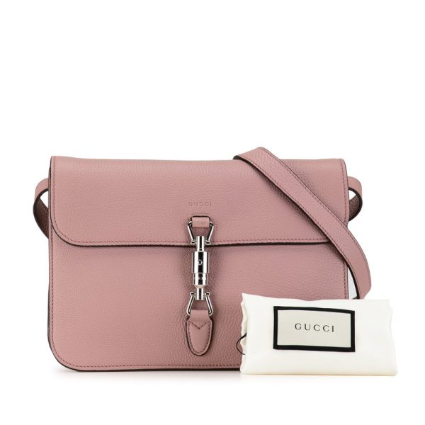 q3jyvk83cpaidlbl 11 Gucci New Jackie Shoulder Bag Pink Leather