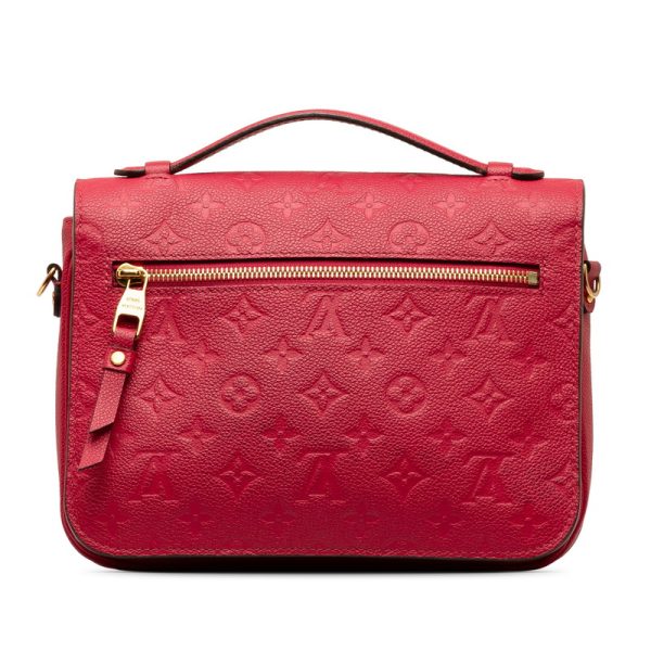 q47zdga54ifbkbd0 3 Louis Vuitton Empreinte Pochette Metis MM Shoulder Bag 2WAY Pink