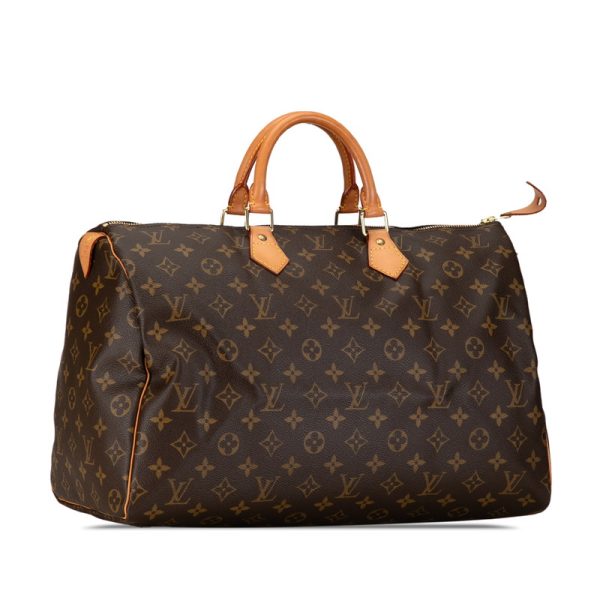 q6yzpxgcvegfv262 2 Louis Vuitton Monogram Speedy 40 Handbag Bag M41522 Brown