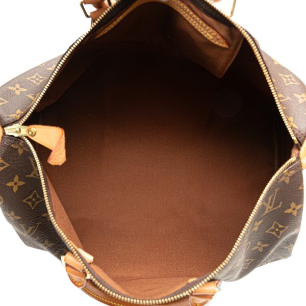 q6yzpxgcvegfv262 5 Louis Vuitton Monogram Speedy 40 Handbag Bag M41522 Brown