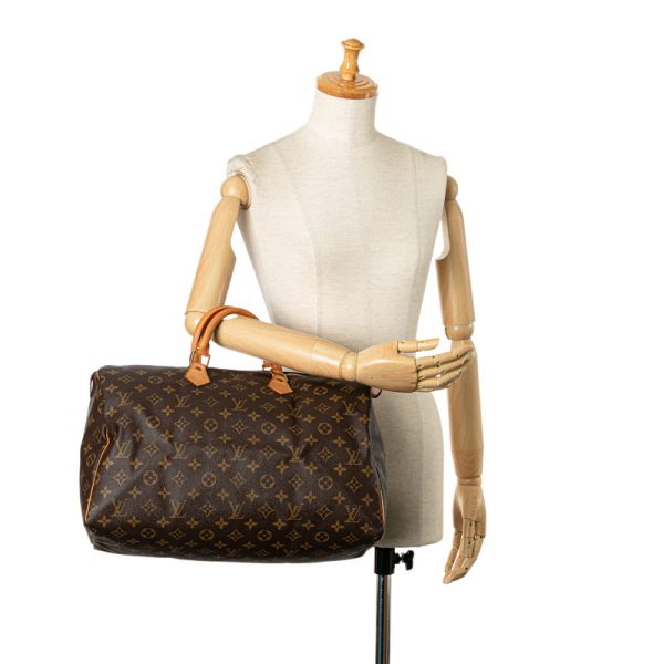 q6yzpxgcvegfv262 9 Louis Vuitton Monogram Speedy 40 Handbag Bag M41522 Brown