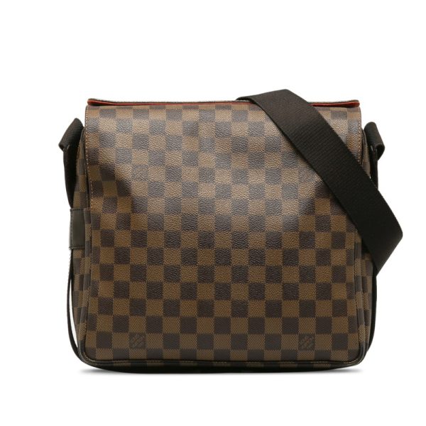 q80tjnrqtspw0sxm 1 Louis Vuitton Damier Naviglio Shoulder Bag N45255 Brown