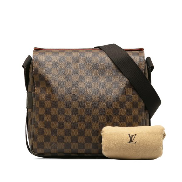 q80tjnrqtspw0sxm 10 Louis Vuitton Damier Naviglio Shoulder Bag N45255 Brown