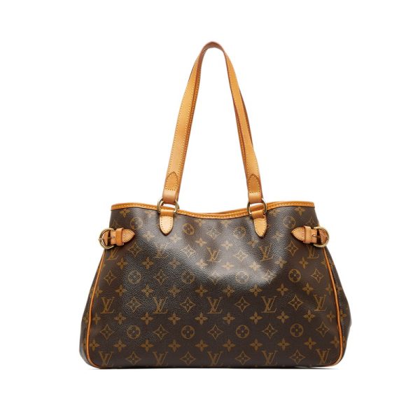 qfagfionr3aypfcu 1 Louis Vuitton Monogram Batignolles Shoulder Bag M51154 Brown