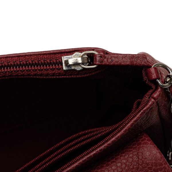 qi1w1qie4fd3cs4l 9 CHANEL Cocomark Half Moon Chain Bag Wine Red Silver Caviar Skin