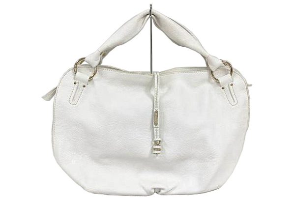 qkk5171 1 Celine Shoulder Bag Leather White