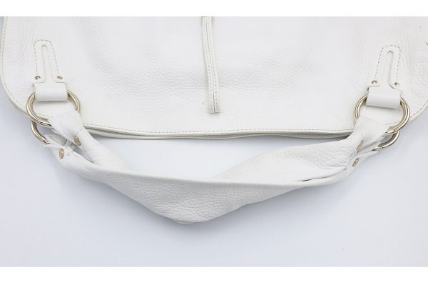 qkk5171 4 Celine Shoulder Bag Leather White