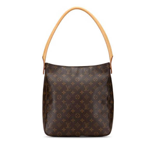 qlr1kyelkvux5avw 1 Louis Vuitton Monogram Looping GM Shoulder Bag M51145 Brown