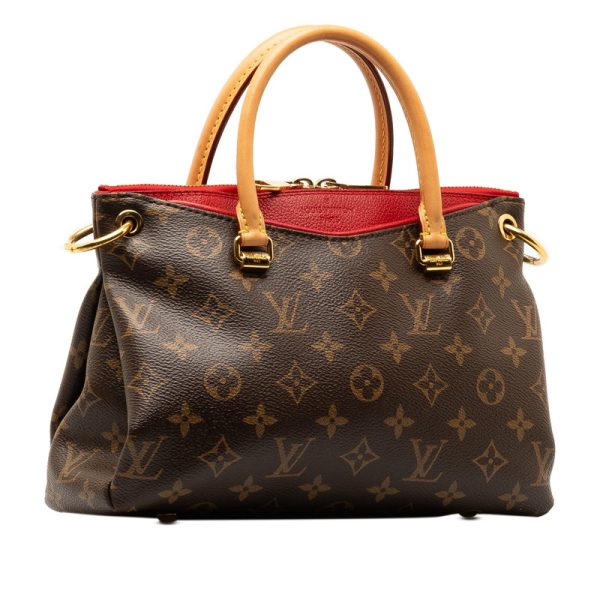 qmtm5jmxcecmzfnr 2 Louis Vuitton Monogram Pallas BB Shoulder Bag Red