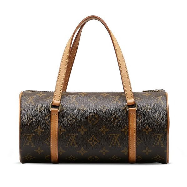 qqy95sp6b6q8opto 3 Louis Vuitton Monogram Papillon handbag M51386 brown