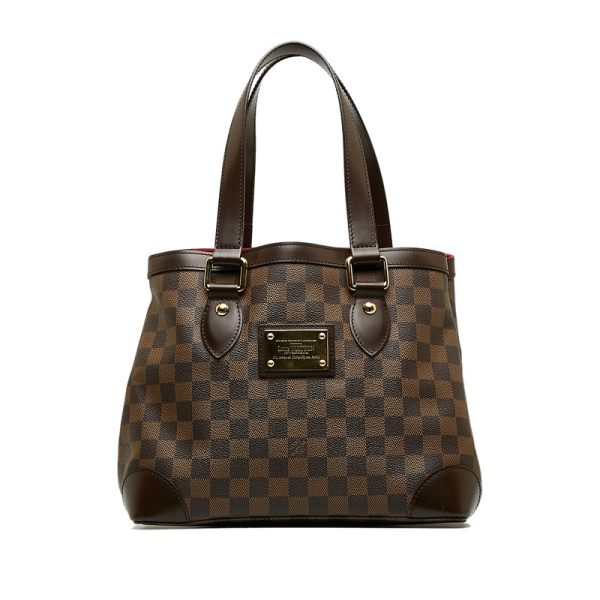 r14cd961oa9igzwd 1 Louis Vuitton Damier Hampstead PM Tote Bag Brown