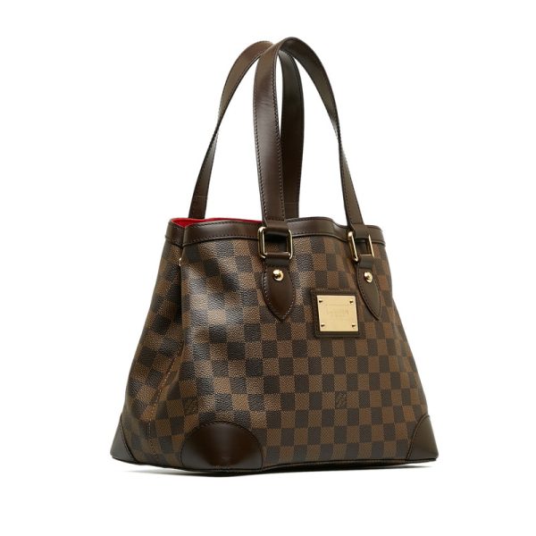 r14cd961oa9igzwd 2 Louis Vuitton Damier Hampstead PM Tote Bag Brown