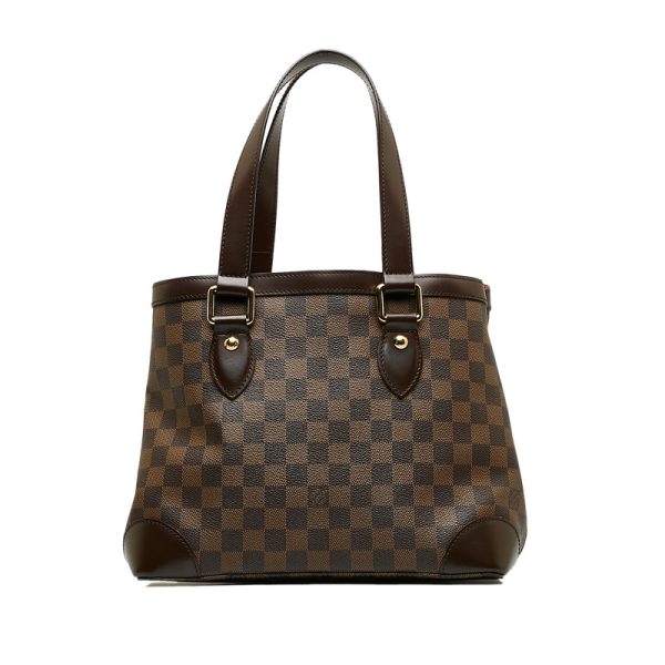 r14cd961oa9igzwd 3 Louis Vuitton Damier Hampstead PM Tote Bag Brown