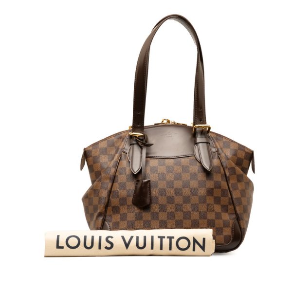 r4mhu9ox21ioynt6 11 Louis Vuitton Damier Verona MM Shoulder Bag Brown