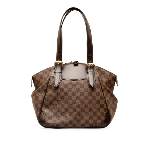 r4mhu9ox21ioynt6 3 Louis Vuitton Damier Verona MM Shoulder Bag Brown