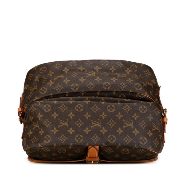 r5d804jc8wfx09rz 4 Louis Vuitton Monogram Saumur 35 Bag M42254 Brown