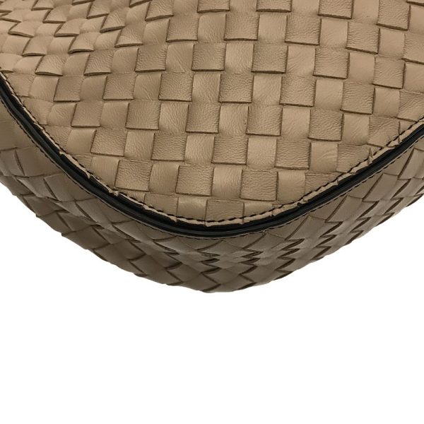 r91p9ildvjf8 6 Bottega Veneta Loop Intrecciato One Shoulder Bag Gray