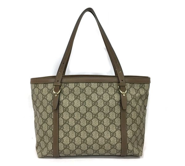 ra5039 1 Gucci GG Supreme Tote Bag Brown