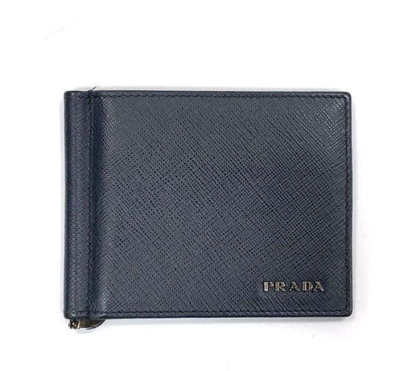 ra6184 1 Prada Leather Bifold Money Clip Wallet