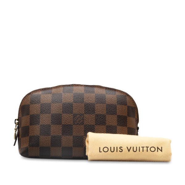 rbvhgqnm07kkxwvz 12 Louis Vuitton Damier Pochette Cosmetic PM Pouch N47516 Brown