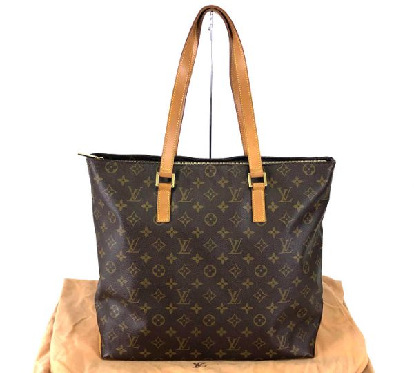 rc3279 1 Louis Vuitton Monogram Cabamezzo Tote Bag Canvas Brown