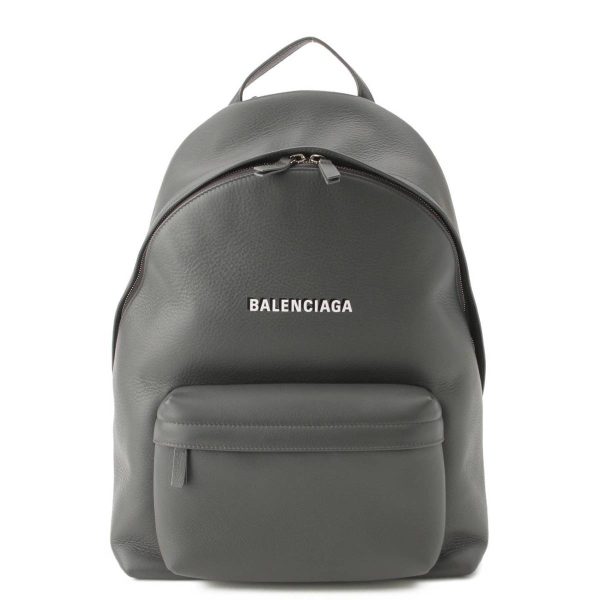 re bal ba m 00001 Balenciaga Everyday Logo Backpack Rucksack Bag Gray