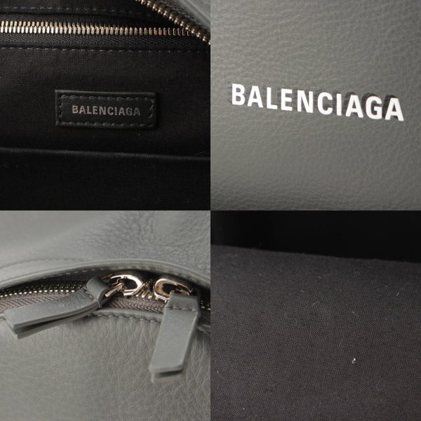 re bal ba m 00001 6 Balenciaga Everyday Logo Backpack Rucksack Bag Gray