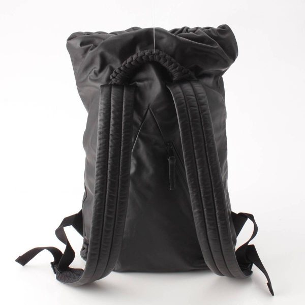 re bot ba w 00002 3 Bottega Veneta Leather Backpack Rucksack Black