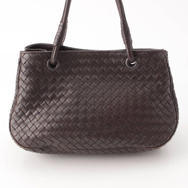 re bot ha w 00053 3 Bottega Veneta Intrecciato Satchel Leather Handbag