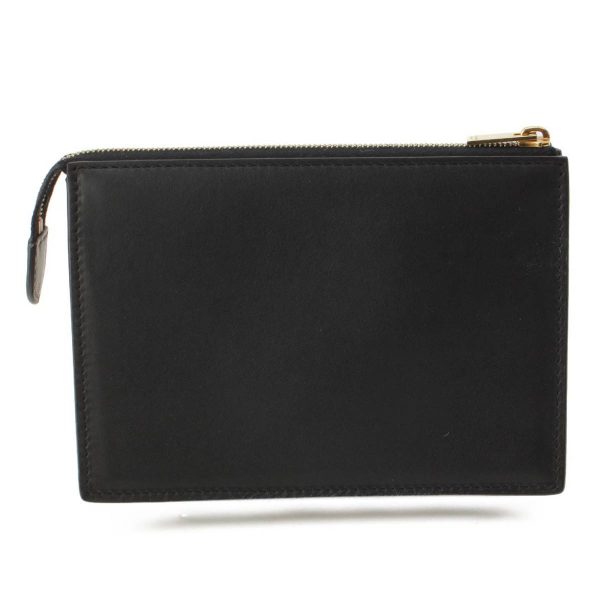 re cel po w 00009 1 Celine Leather Harako Pouch Tricolor with Card Pocket