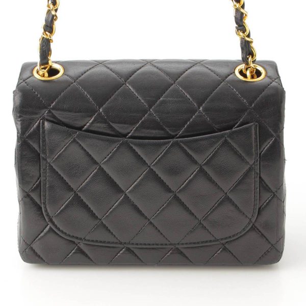 re cha sh w 00210 2 Chanel Mini Matelasse Lambskin Shoulder Bag Black