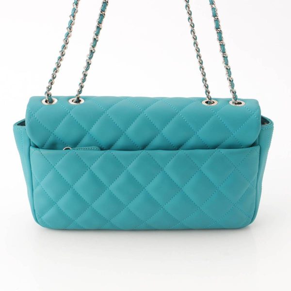 re cha sh w 00262 3 Chanel Matelasse Coco Rain Chain Shoulder Bag SV Hardware A93154 Green