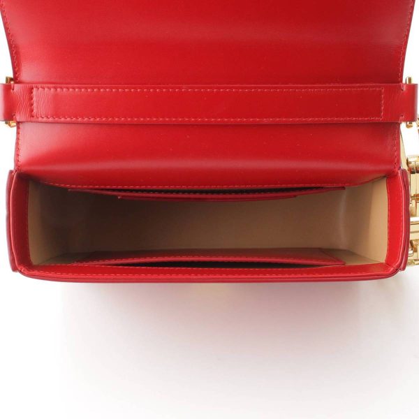 re giv sh w 00065 5 GIVENCHY 4G Medium Leather Chain Shoulder Bag Red