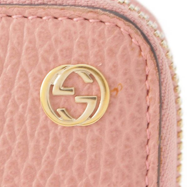 re guc fo w 00034 4 Gucci Interlocking G Leather Long Wallet Wallet Pink