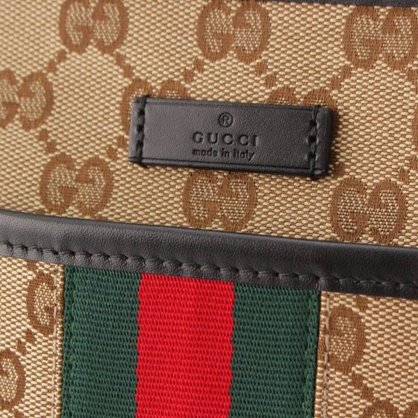 re guc sh w 00243 7 Gucci Sherry Line GG Canvas Shoulder Bag 388926 Beige