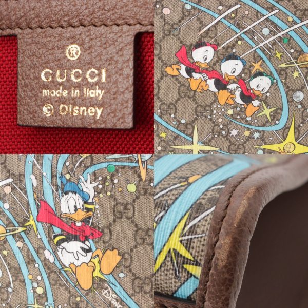 re guc to w 00108 6 Gucci Disney Collaboration GG Supreme Shoulder Tote Beige