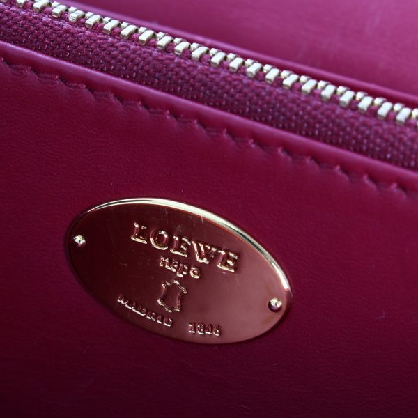 re loe pu w 00004 5 Loewe Long Wallet Amazona Red