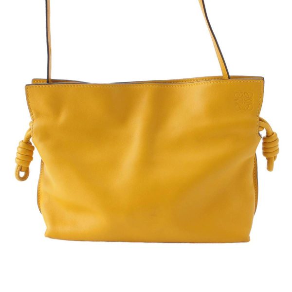 re loe sh w 00256 Loewe Anagram Flamenco Clutch Mini Shoulder Bag Yellow