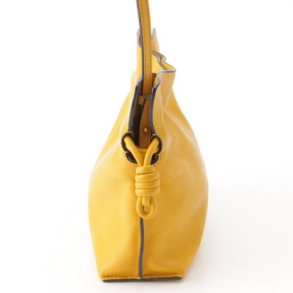 re loe sh w 00256 2 Loewe Anagram Flamenco Clutch Mini Shoulder Bag Yellow