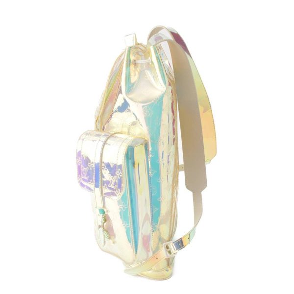 re lou ba w 00049 2 Louis Vuitton Monogram Prism Christopher GM Rucksack Backpack