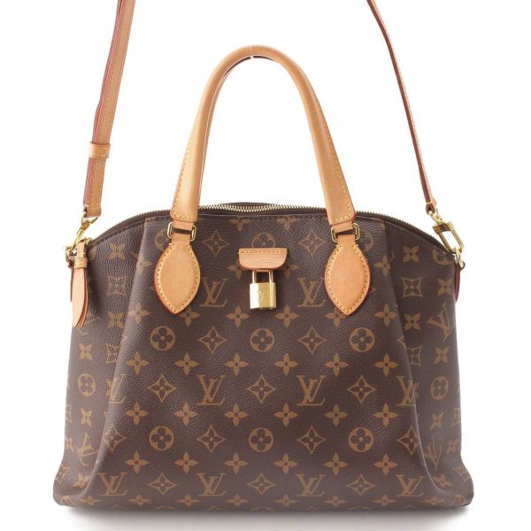 re lou ha w 00384 Louis Vuitton Monogram Soboree MM 2way Shoulder Bag Brown