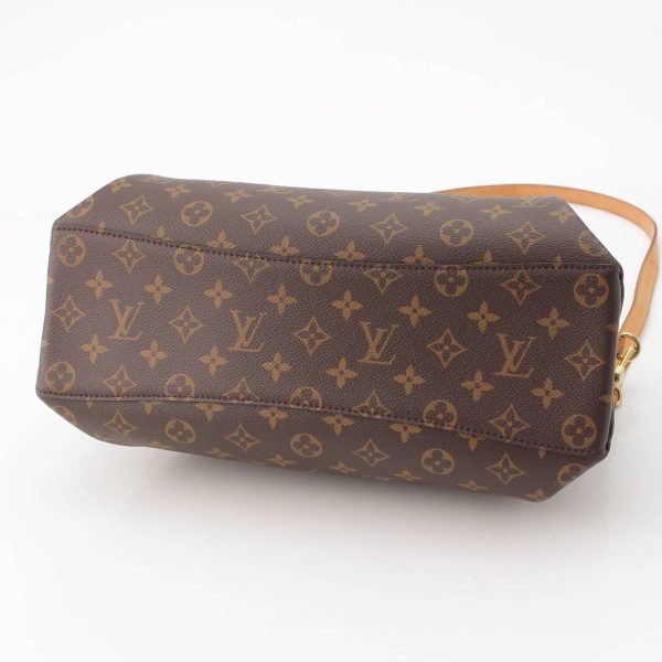 re lou ha w 00384 3 Louis Vuitton Monogram Soboree MM 2way Shoulder Bag Brown