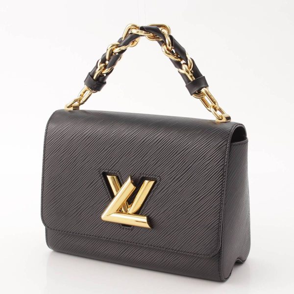 re lou ha w 00393 1 Louis Vuitton Epi Twist MM 2WAY Bag M21772 Black