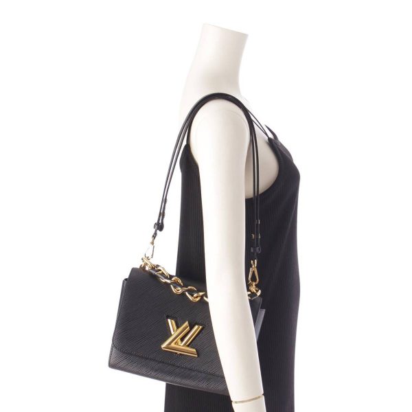 re lou ha w 00393 9 Louis Vuitton Epi Twist MM 2WAY Bag M21772 Black